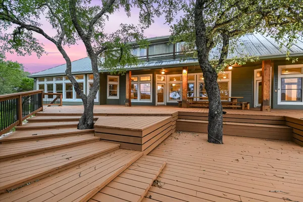 a terrace with outdoor seating