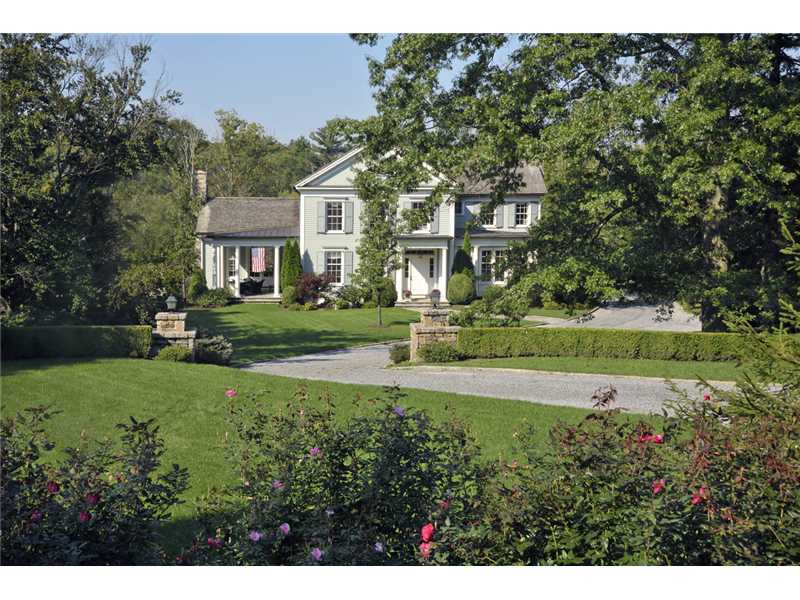 78 Doubling Road Greenwich, CT 06830 - Photo 3 of 20 a view of a big house with a big yard and large trees