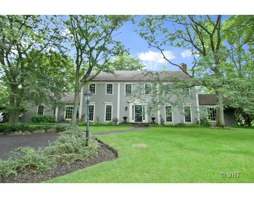 239 Butternut Road Barrington Hills, IL 60010 - Photo 1 of 1 a front view of a house with a garden