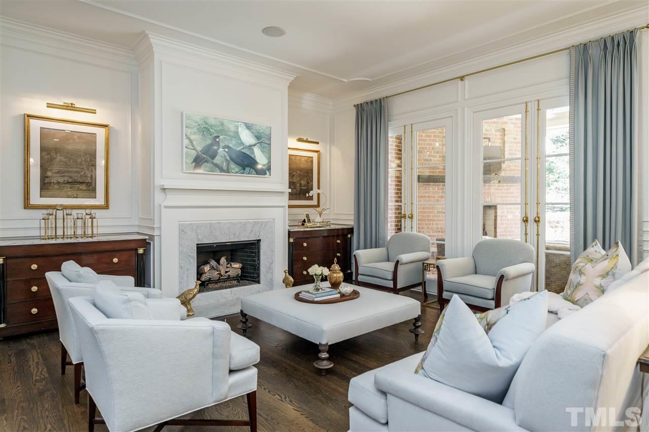1530 Brooks Avenue Raleigh, NC 27607 - Photo 9 of 30 Note the resurfaced fireplace with marble surround and custom hearth!
