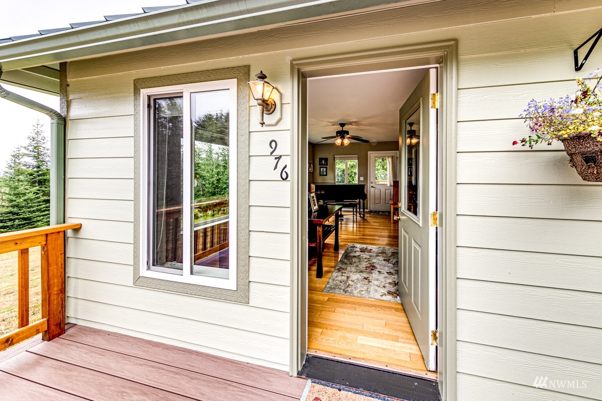 976 Township Line Road Port Angeles, WA 98362 - Photo 5 of 40 a view of a balcony door