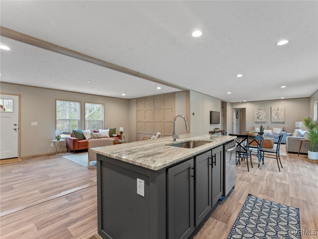 3868 County Line Road Kents Store, VA 23084 - Photo 18 of 48 a kitchen with lots of counter top space