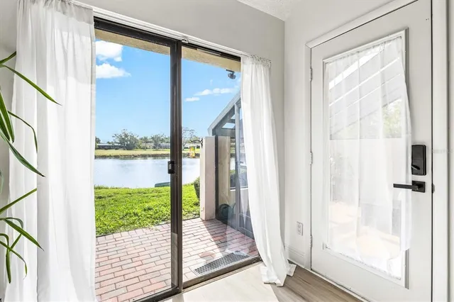 a view of a front door