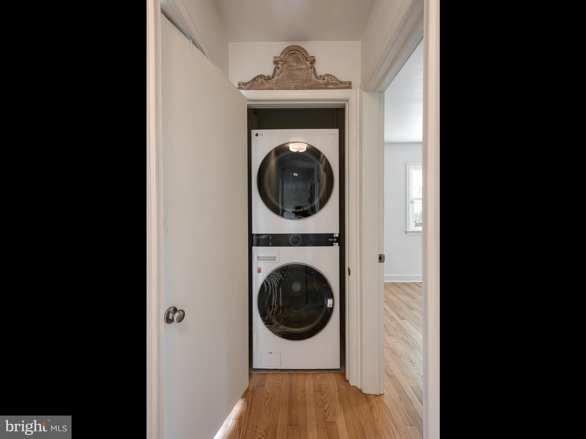 191 West Street Road Kennett Square, PA 19348 - Photo 29 of 41 a close up view of a washer and dryer in a utility room