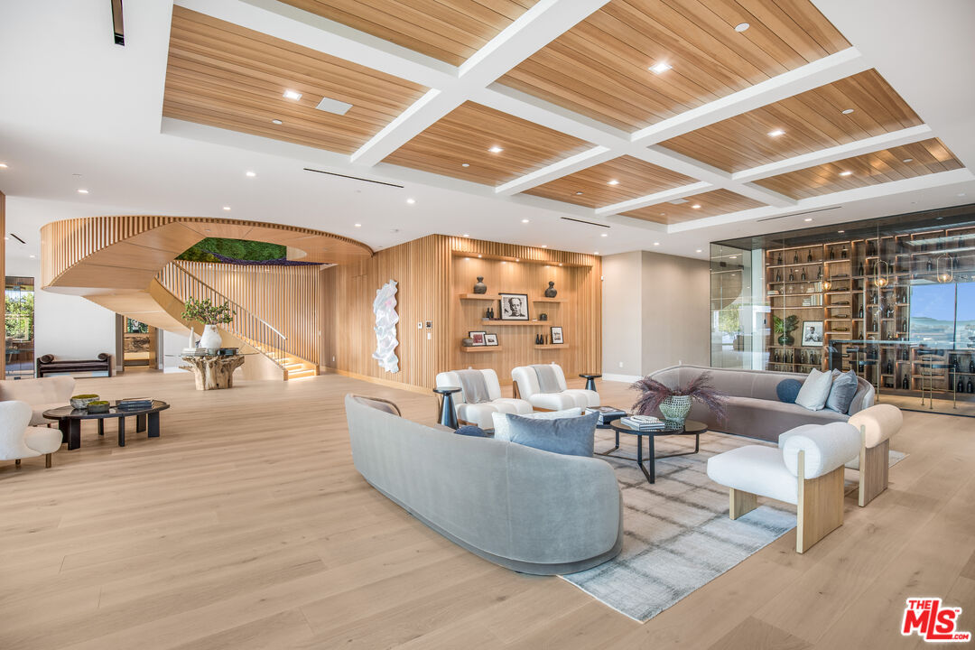 1033 Somera Road Los Angeles, CA 90077 - Photo 22 of 72 a living room with furniture and a large window