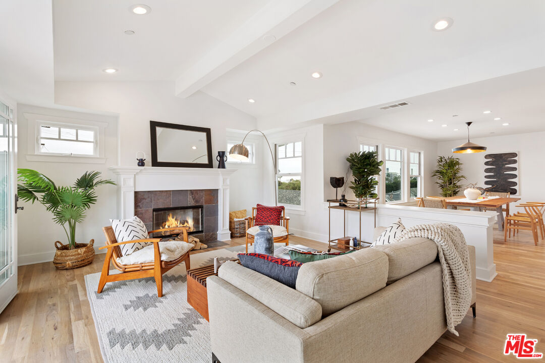 625 Diamond Street Redondo Beach, CA 90277 - Photo 5 of 42 a living room with furniture and a fireplace