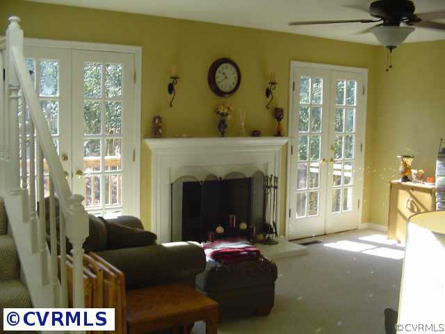 2605 Krossridge Road Chesterfield, VA 23236 - Photo 4 of 8 Other - Family room...fireplace, french doors and private deck access.