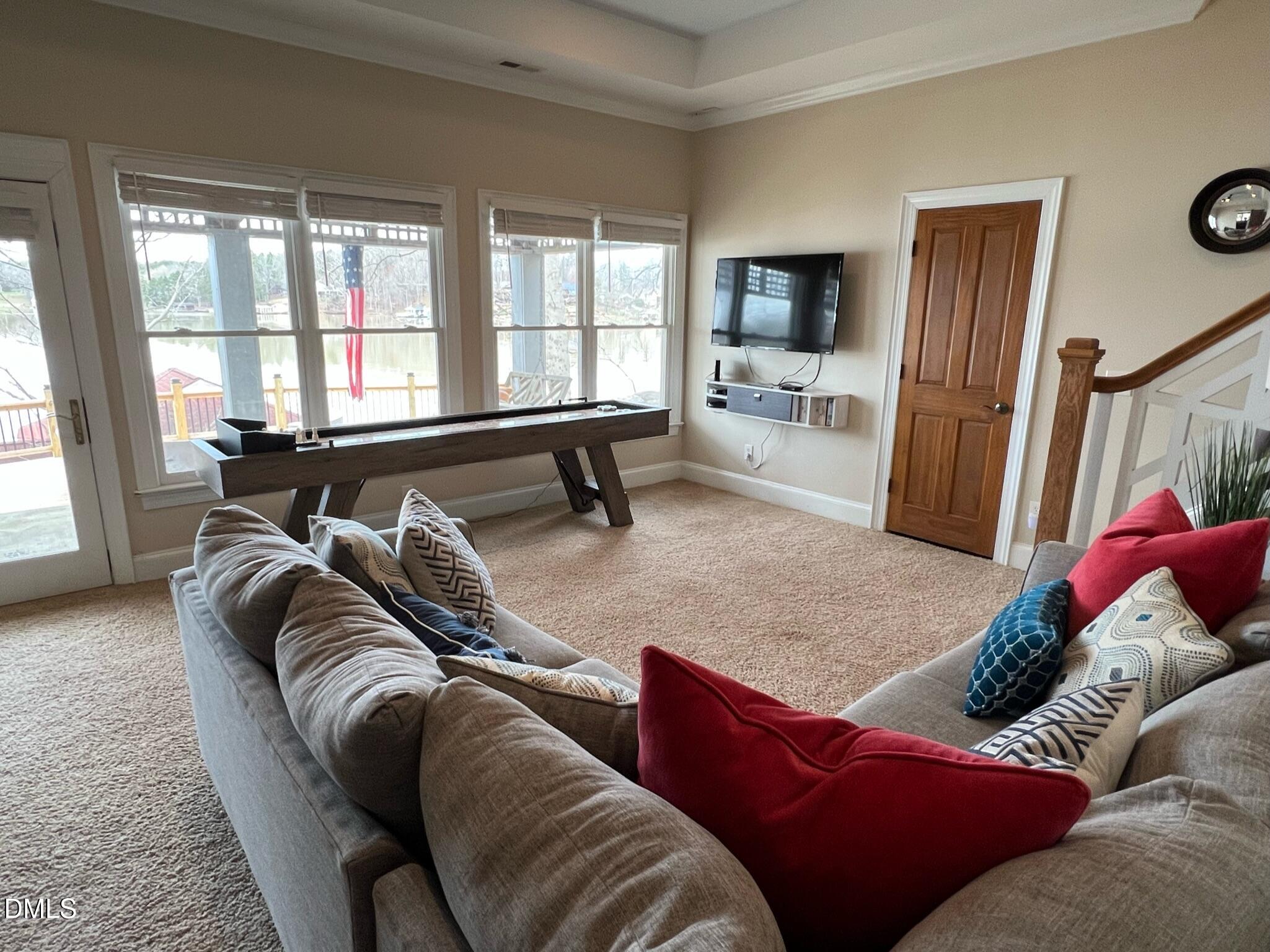 316 Bunny Rabbit Road Leasburg, NC 27291 - Photo 47 of 72 Basement with shuffleboard