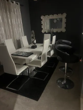 a view of balcony and wooden floor