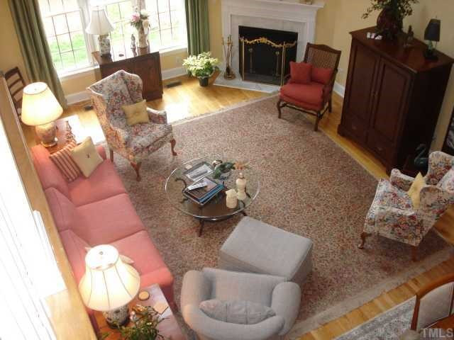 3503 Proprietor Way Raleigh, NC 27612 - Photo 3 of 12 The living room from the second floor.