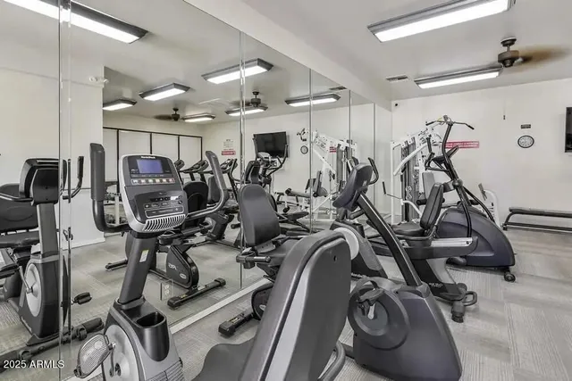 a view of a swimming pool with a garden