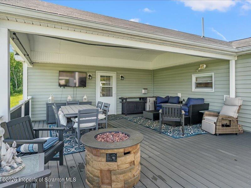 600 Sleeper Hill Road Little Meadows, PA 18830 - Photo 37 of 49 Covered & open deck