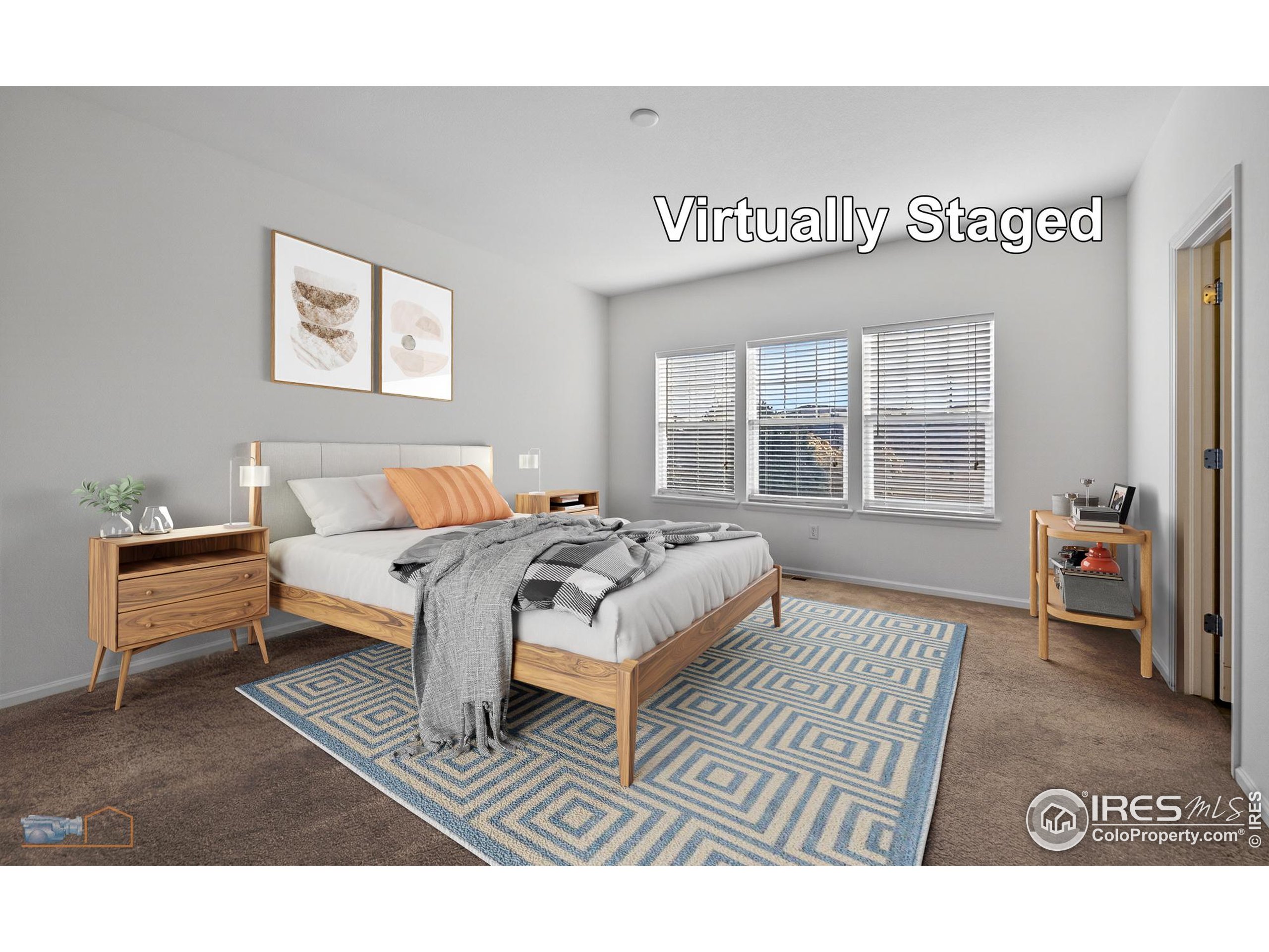 1435 Rustic Drive Longmont, CO 80504 - Photo 18 of 45 a bedroom with furniture and a window