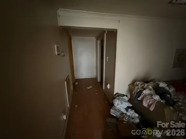 view of small space with wooden floor