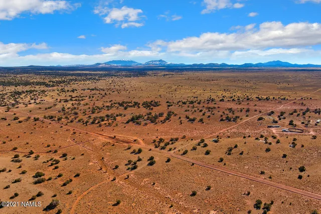 a view of a sky from a yard