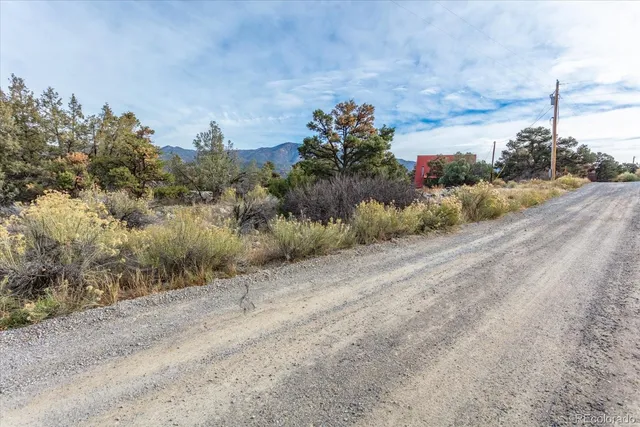a view of a road with a road