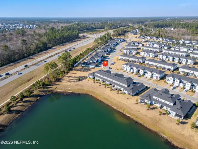 a view of a patio with swimming pool