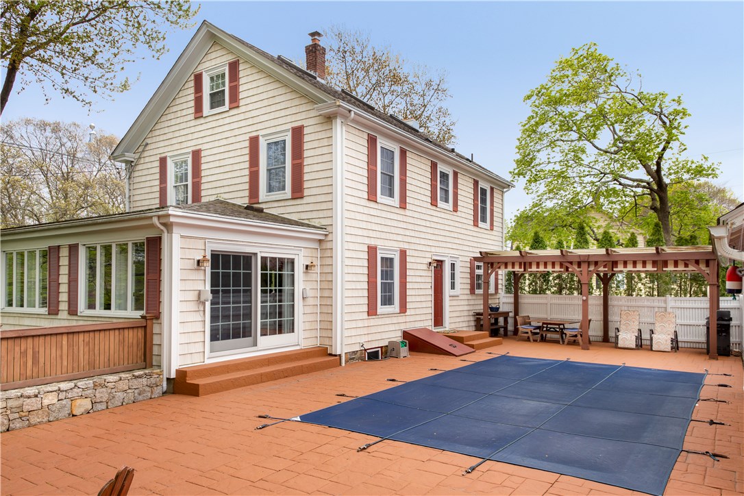 5359 Post Road East Greenwich, RI 02818 - Photo 33 of 38 Great outdoor entertaining space. In-ground pool and pergola.