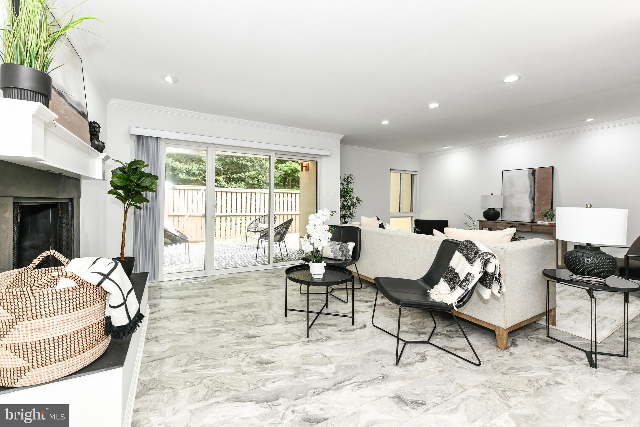 11701 Newbridge Court Reston, VA 20191 - Photo 60 of 64 Open floor plan with large slider to private yard
