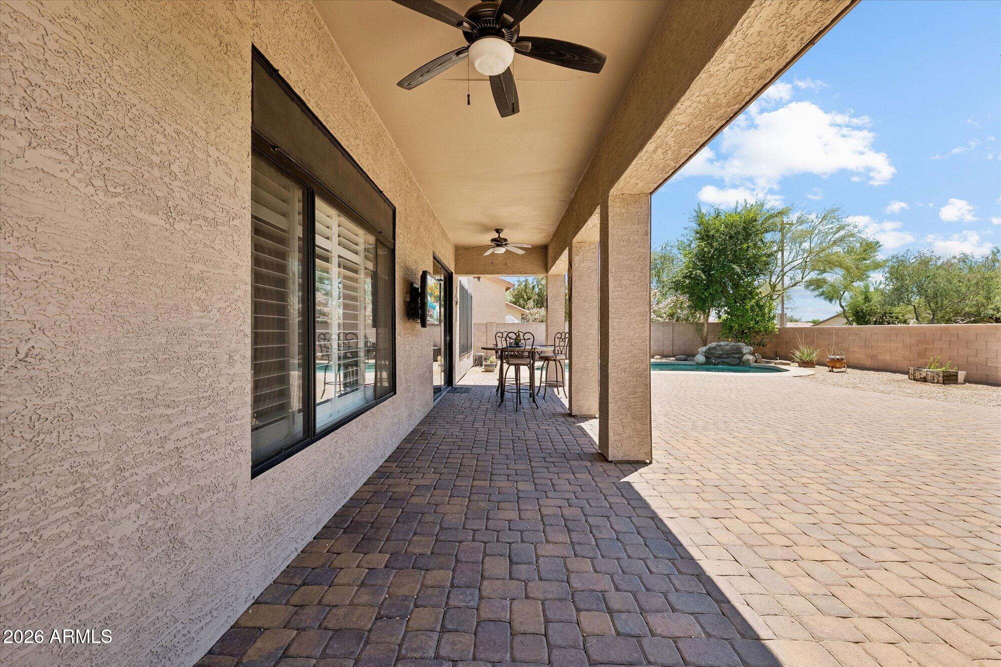 4511 East Swilling Road Phoenix, AZ 85050 - Photo 25 of 36 Extensive Covered Patio Space