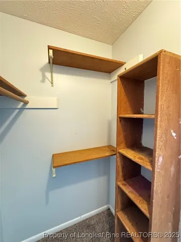 a bathroom with a toilet and a shower curtain