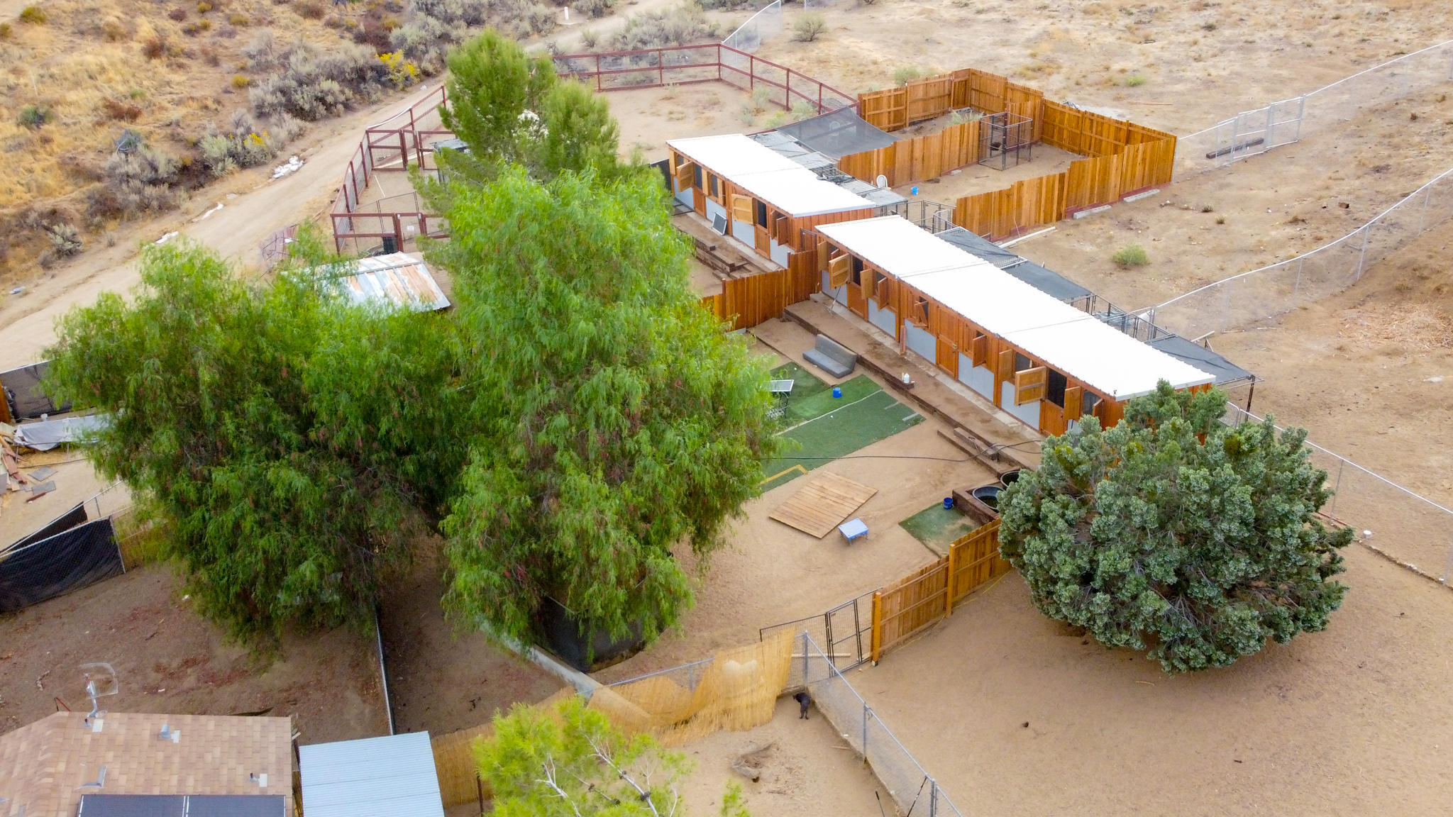 32035 Mountain Shadow Road Acton, CA 93510 - Photo 30 of 34 an aerial view of houses with outdoor space