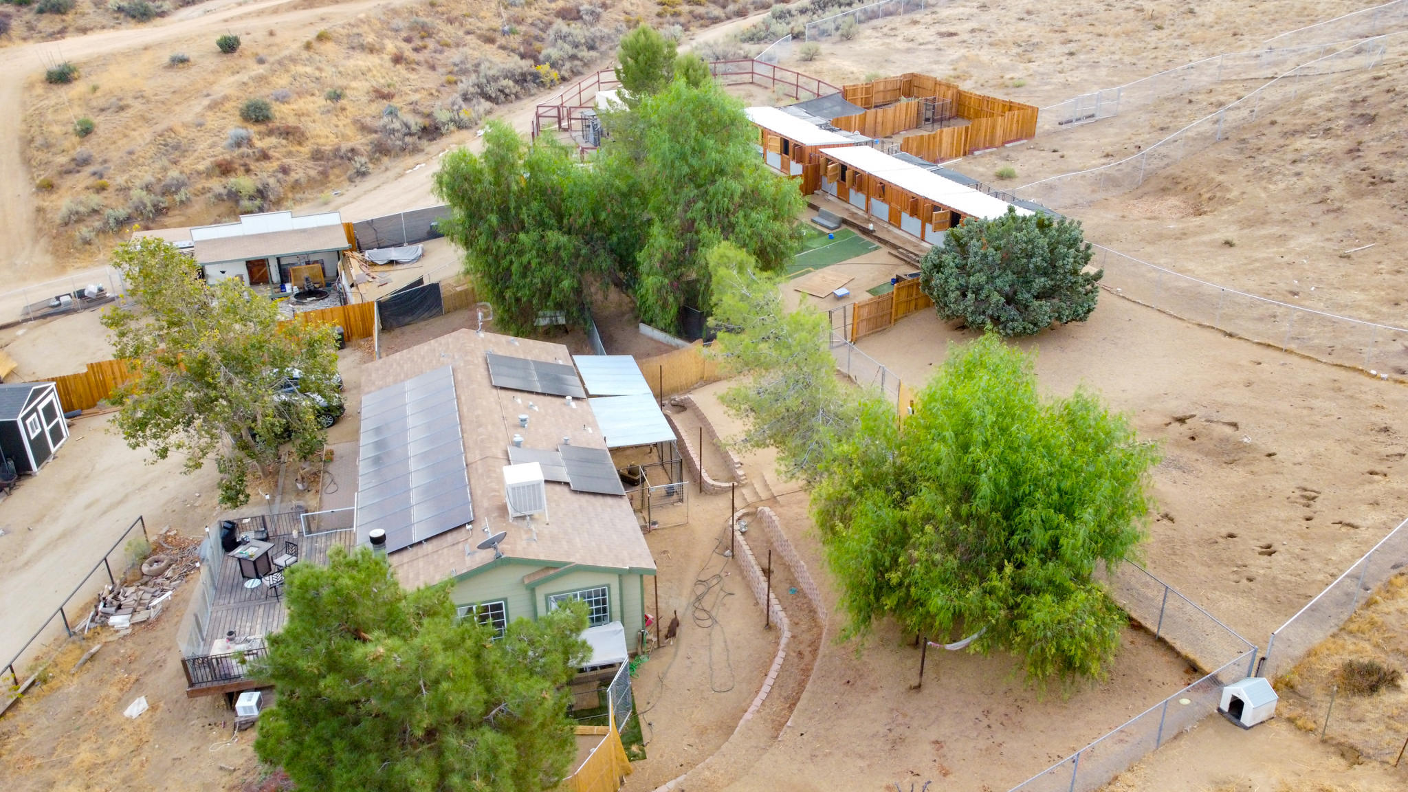 32035 Mountain Shadow Road Acton, CA 93510 - Photo 31 of 34 an aerial view of a house with a yard