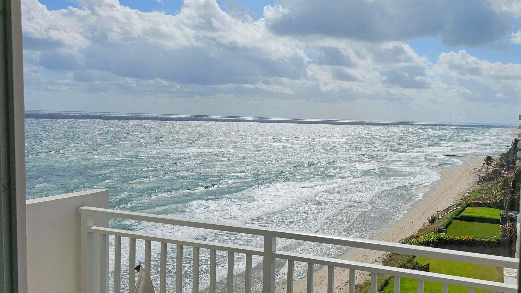 4511 South Ocean Boulevard, Unit 807 Highland Beach, FL 33487 - Photo 3 of 21 a view of wooden floor