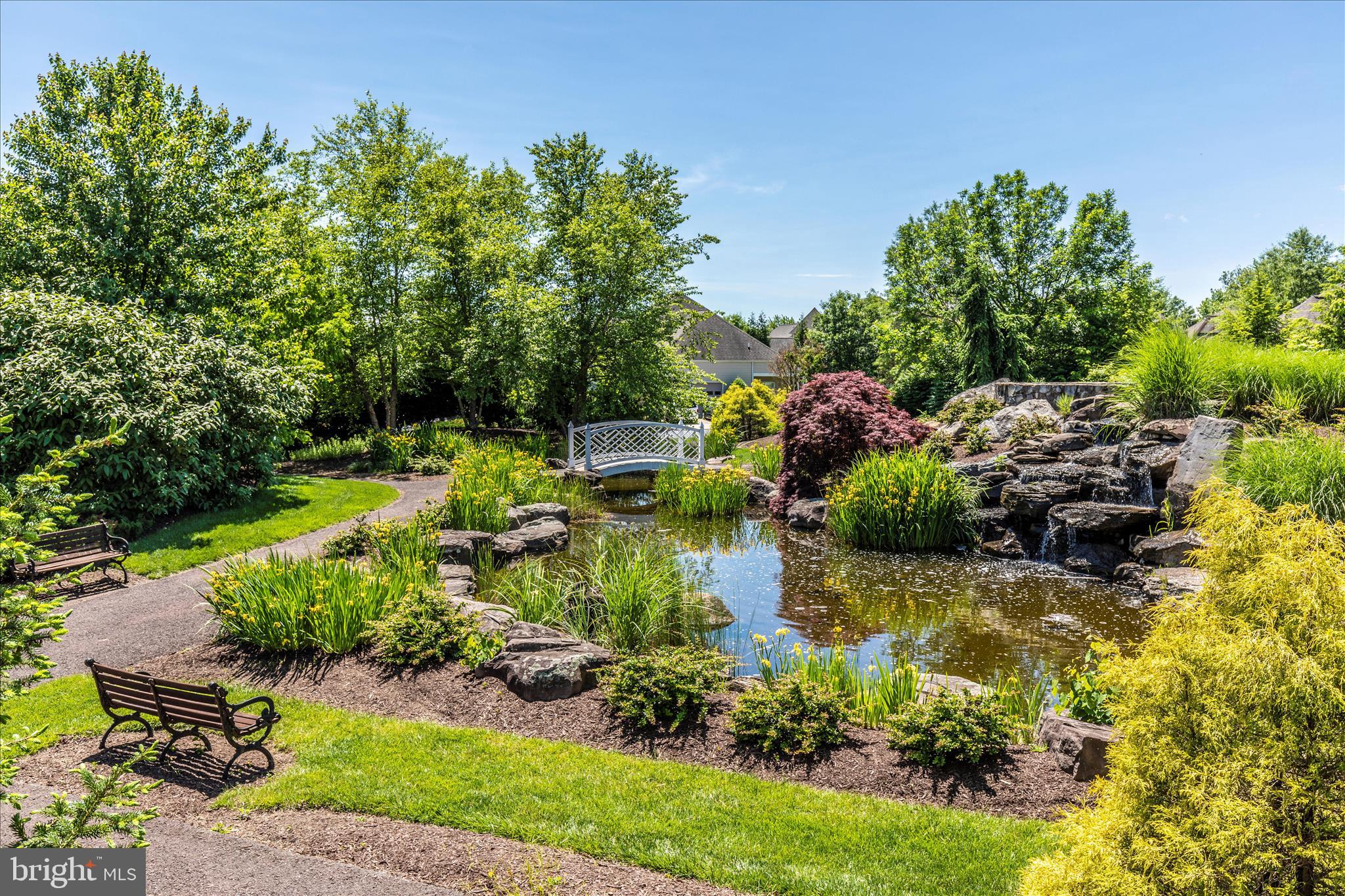 2409 Rippling Brook Road Frederick, MD 21701 - Photo 62 of 69 a view of a garden with plants