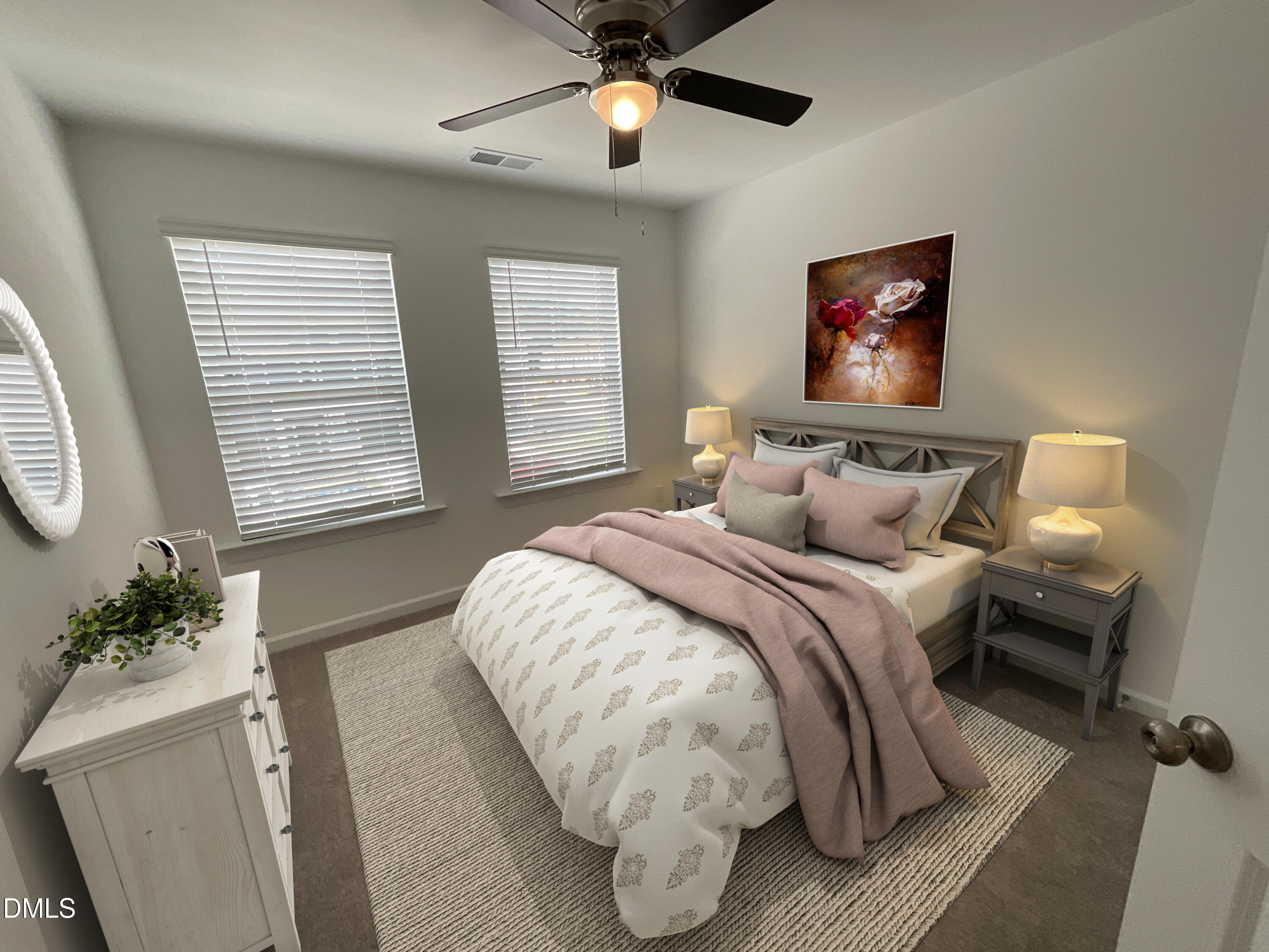 8712 Wardle Court Wake Forest, NC 27587 - Photo 6 of 33 a bedroom with bed and a window