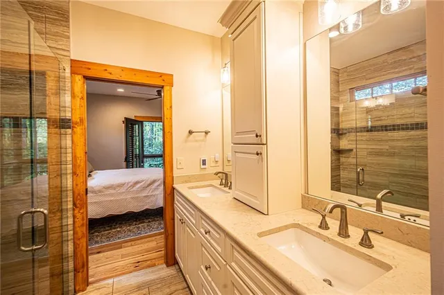 a picture of a tree in a backyard