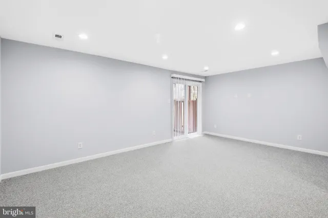 a view of empty room