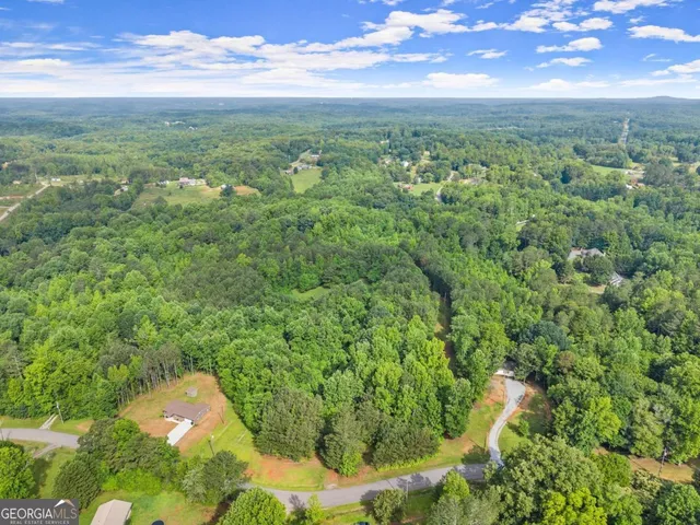 an aerial view of residential house with outdoor space