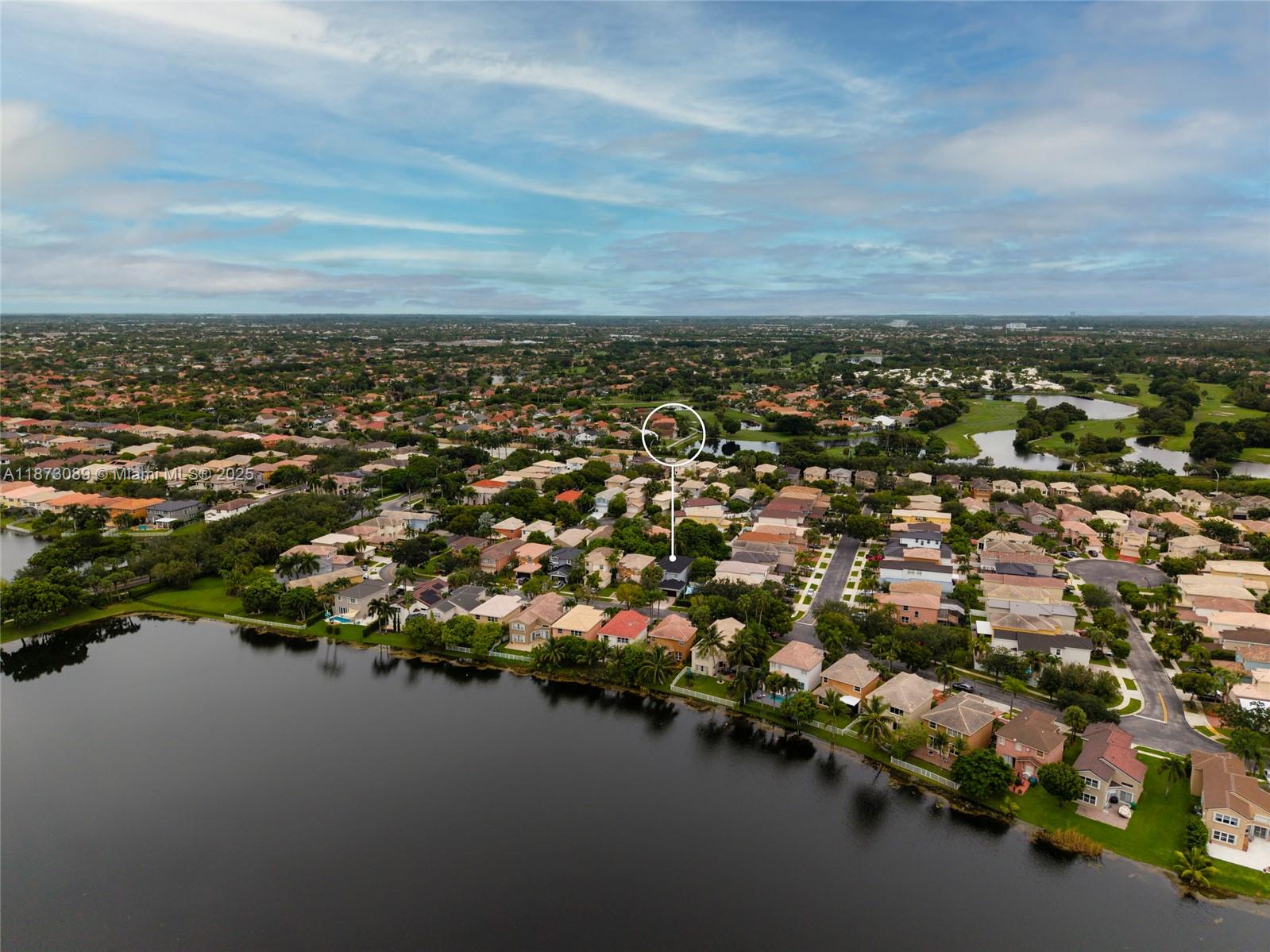 15025 Southwest 19th Court Miramar, FL 33027 - Photo 28 of 28 an aerial view of a city with lots of residential buildings