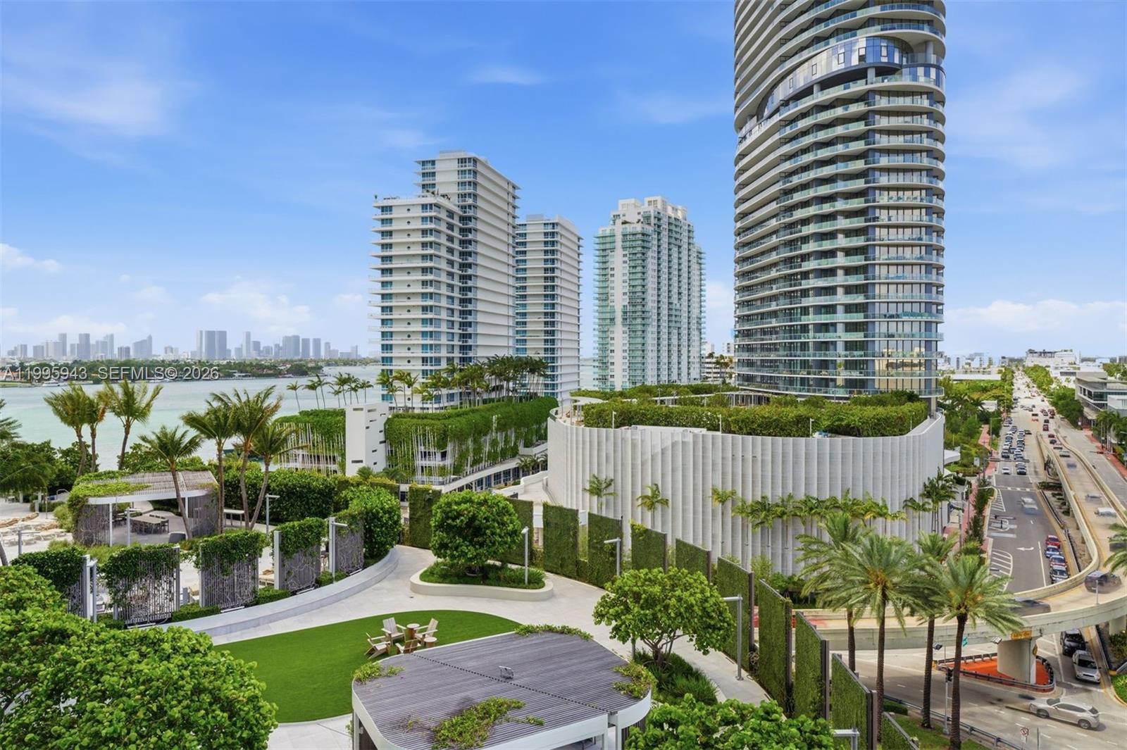 450 Alton Road, Unit 910 Miami Beach, FL 33139 - Photo 21 of 53 View from balcony - North