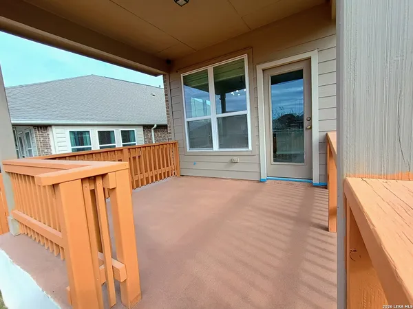 a view of front door of house