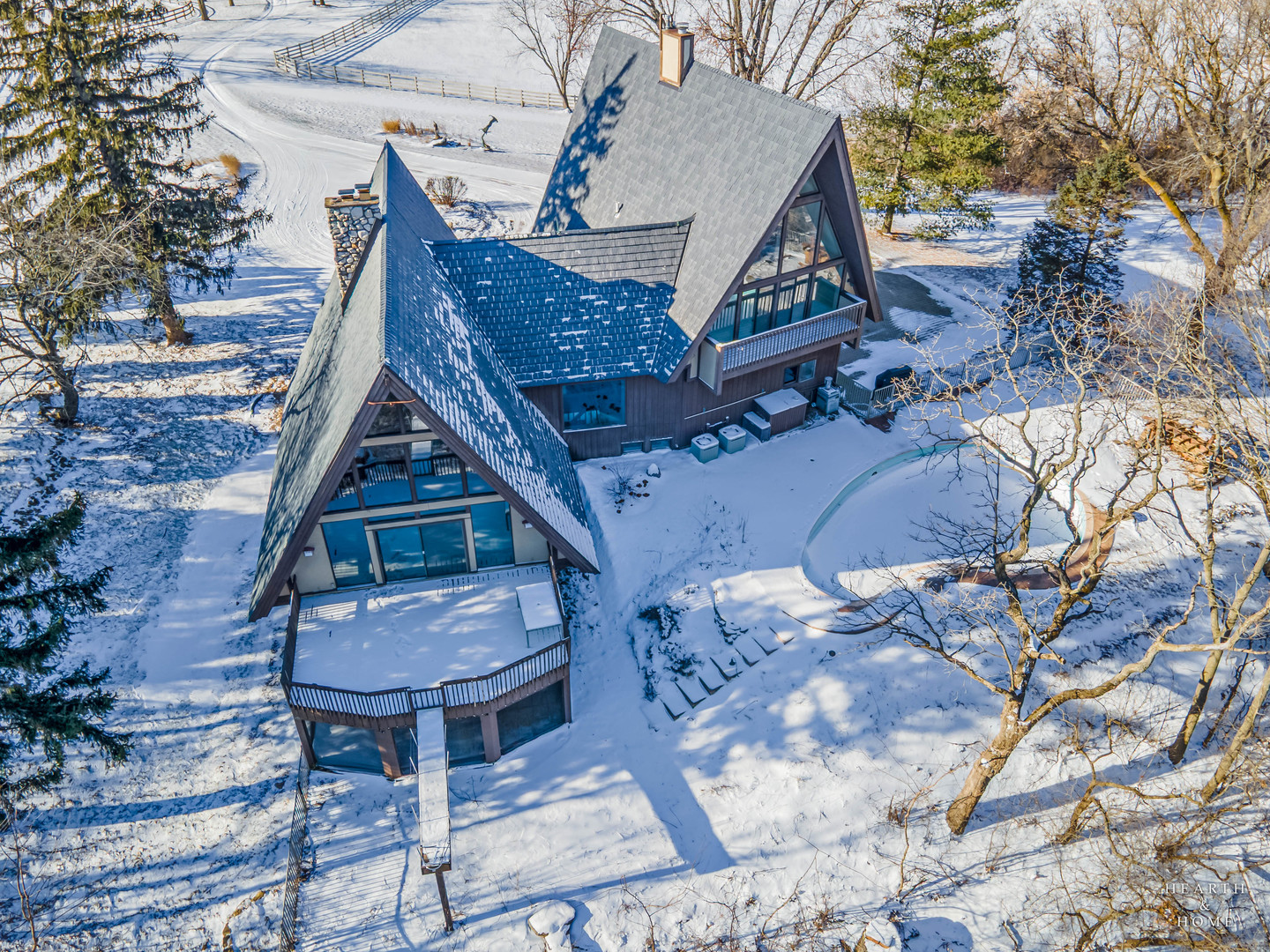 7814 North Pillow Hill Road Spring Grove, IL 60081 - Photo 52 of 62 a view of a house with a yard