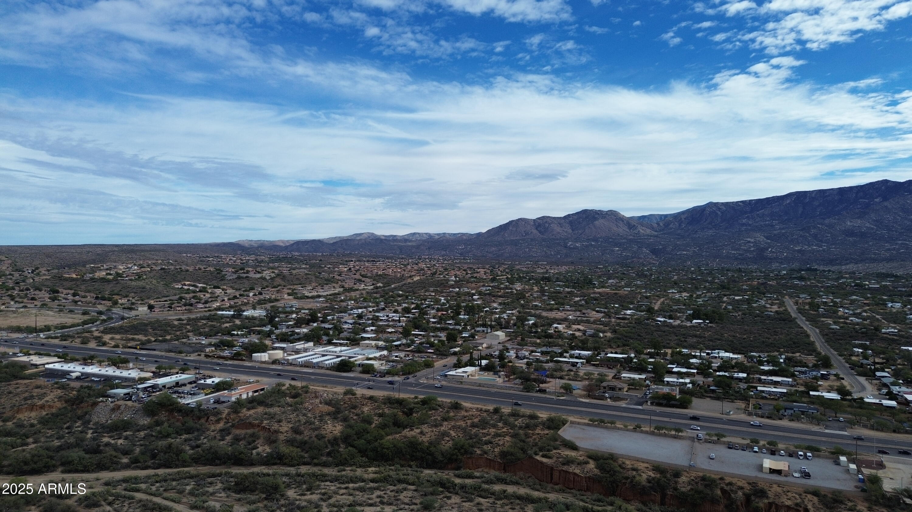 16633 North Oracle Road Tucson, AZ 85739 - Photo 26 of 40 an aerial view of residential house and green space
