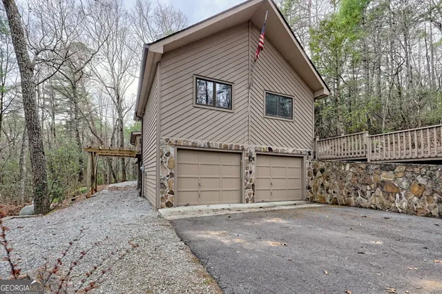 a view of a house with a porch