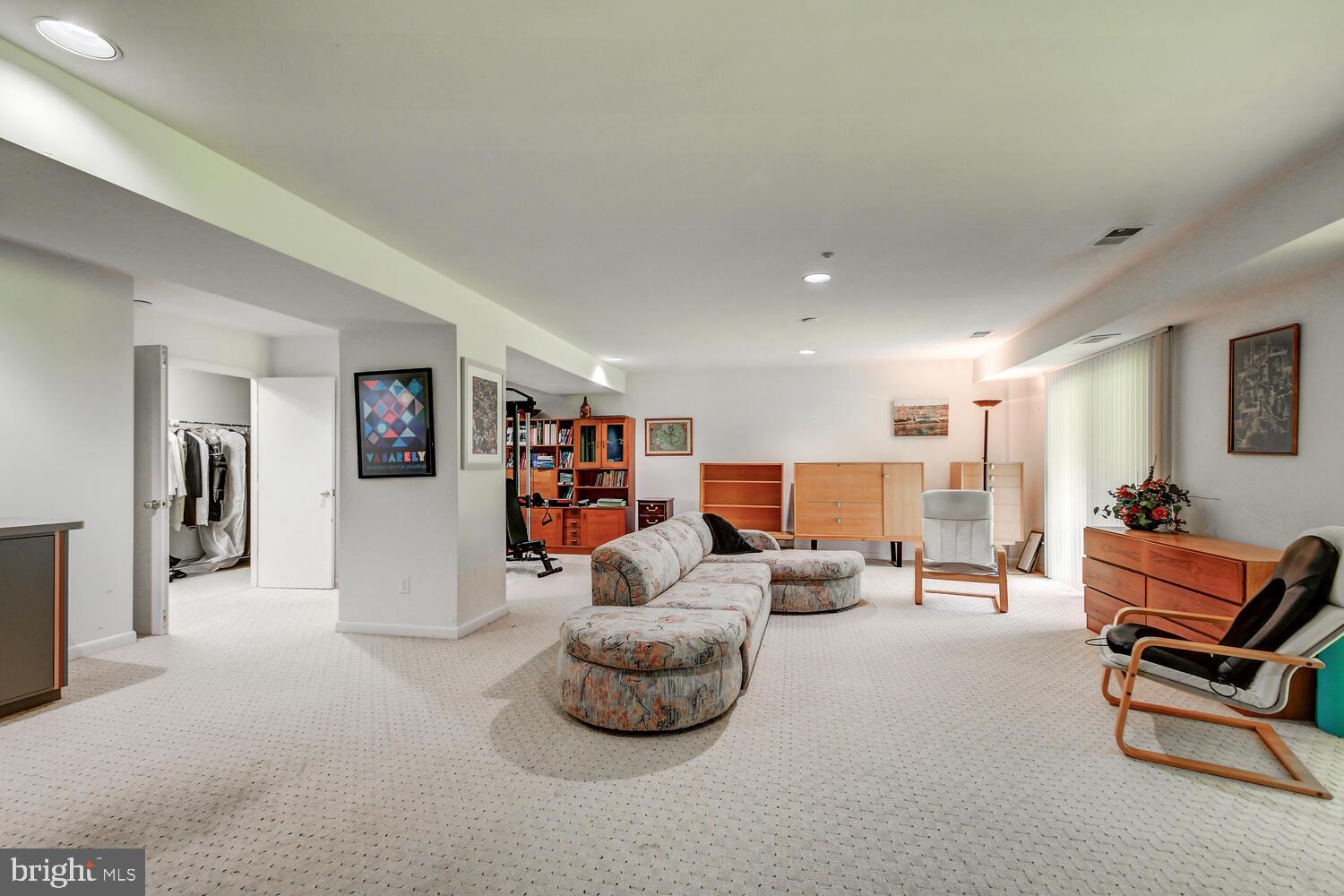 3408 Englemeade Road Baltimore, MD 21208 - Photo 34 of 46 LOWER LEVEL FAMILY ROOM & LARGE STORAGE ROOM