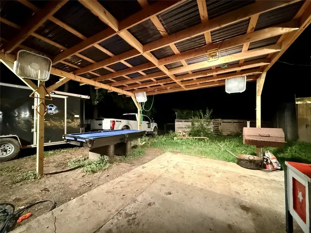 a view of a porch of the house