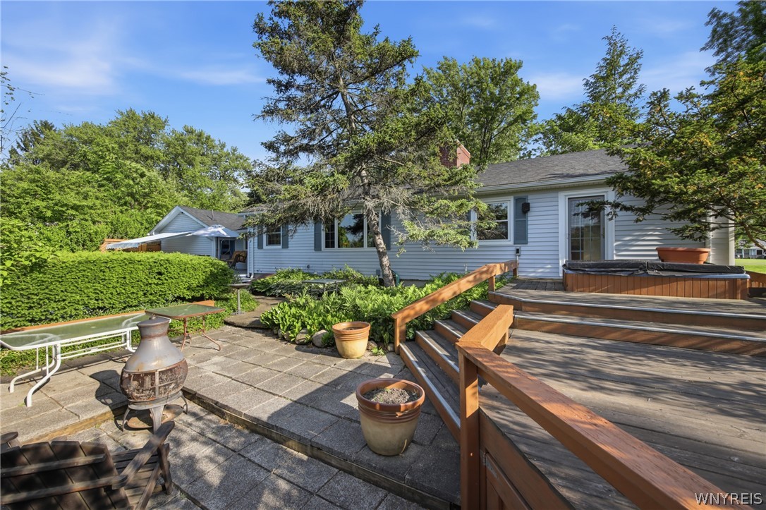 1391 Billington Road Elma, NY 14052 - Photo 30 of 46 Patio continues and hot tub even