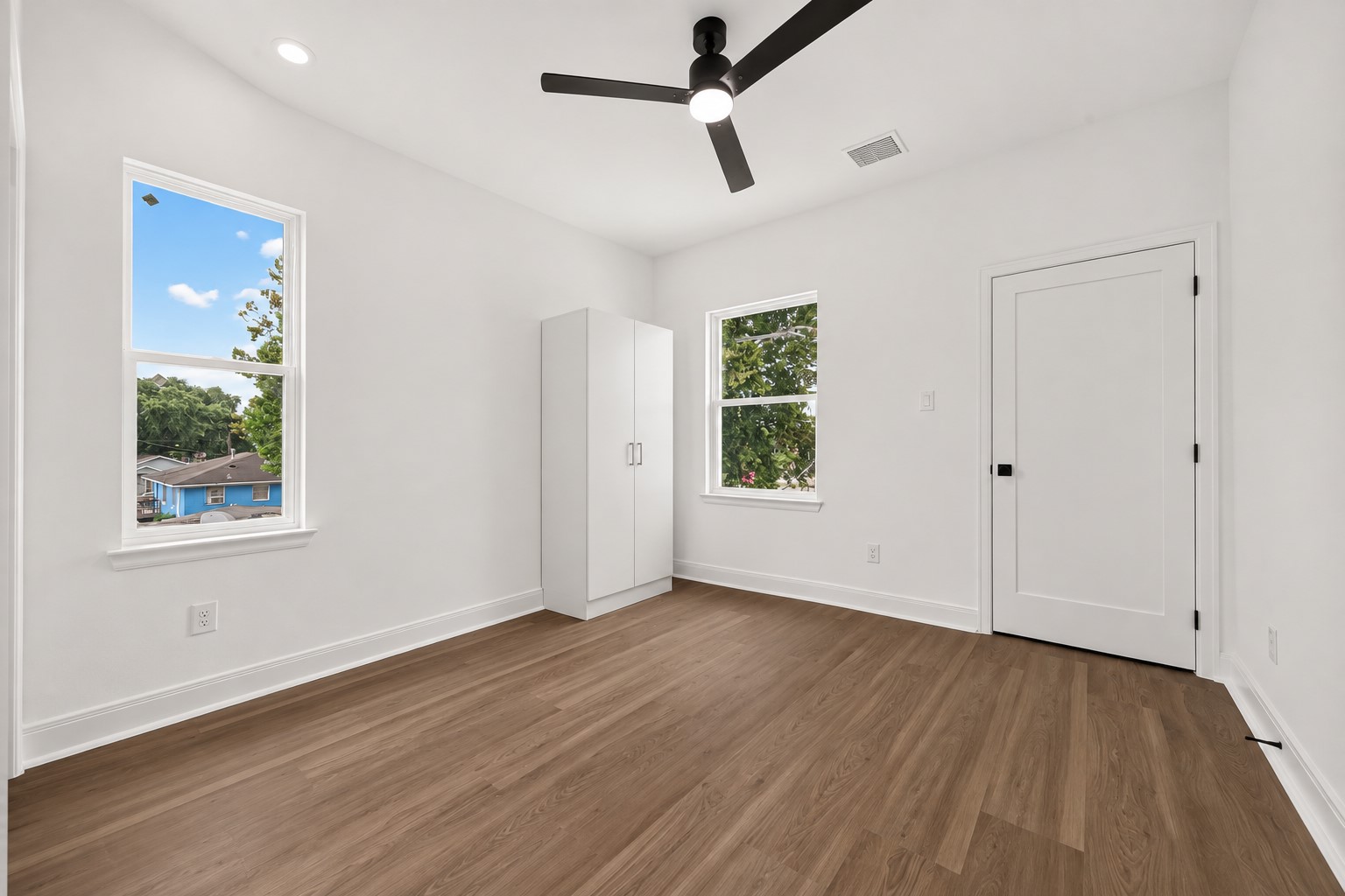 8110 Carver Road Houston, TX 77088 - Photo 16 of 38 A versatile secondary bedroom that can work beautifully for family, guests, a roommate, or a home office.