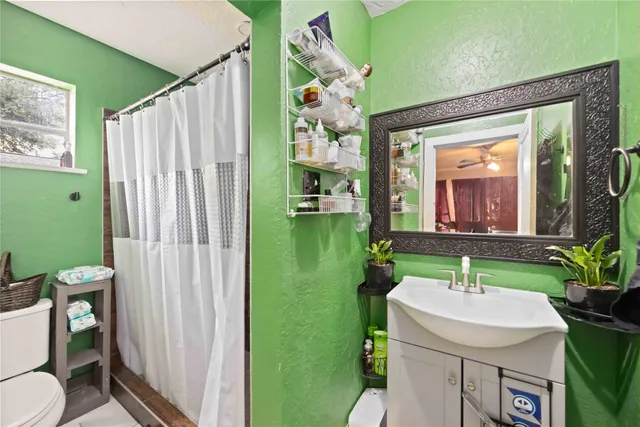 a very nice looking room with a large window