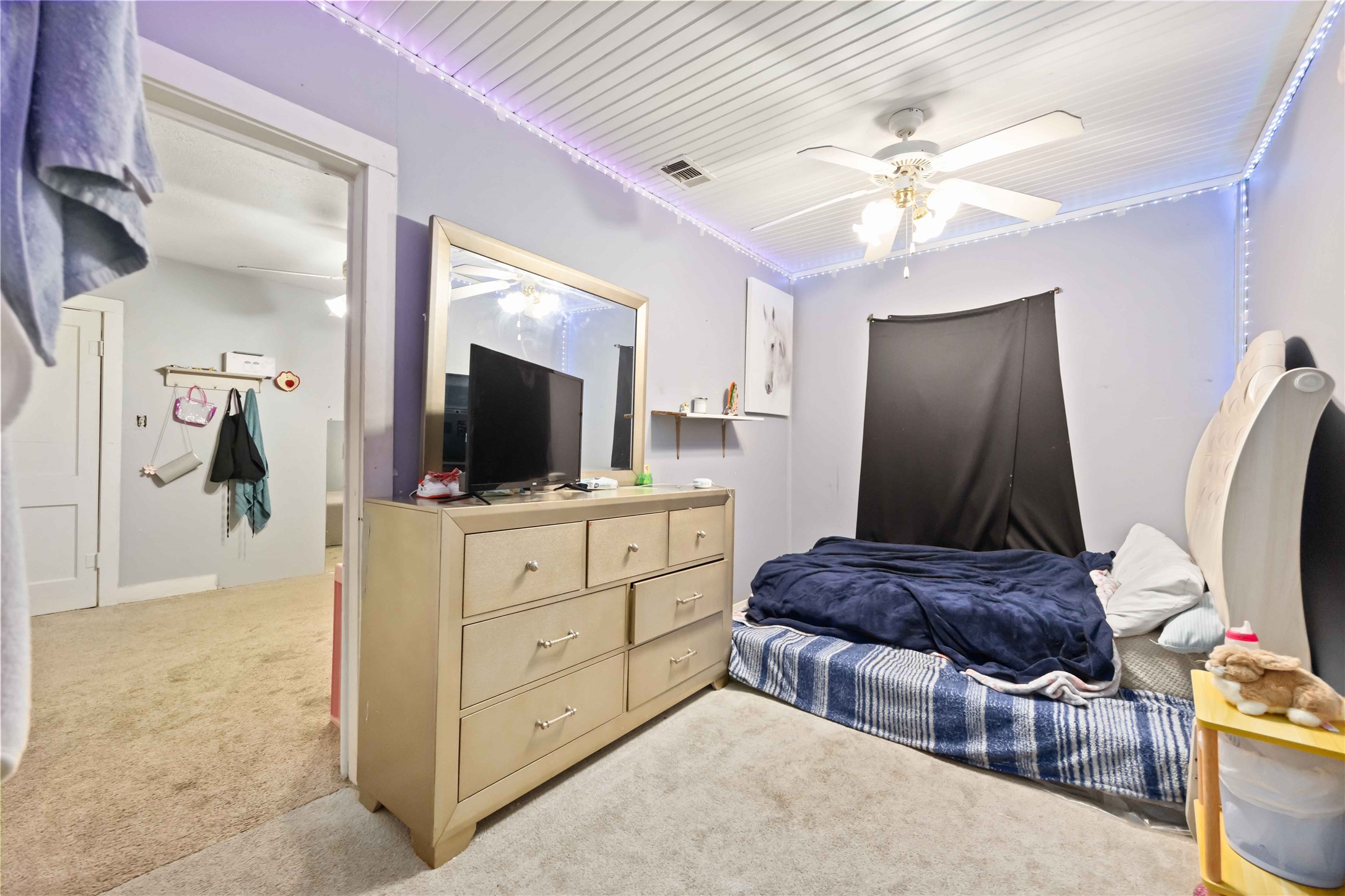 5119 Terry Street Houston, TX 77009 - Photo 20 of 30 a living room with furniture and a flat screen tv