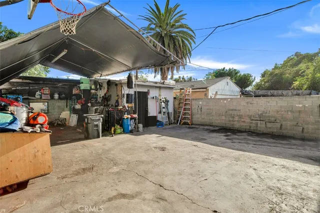 a view of storage and utility room