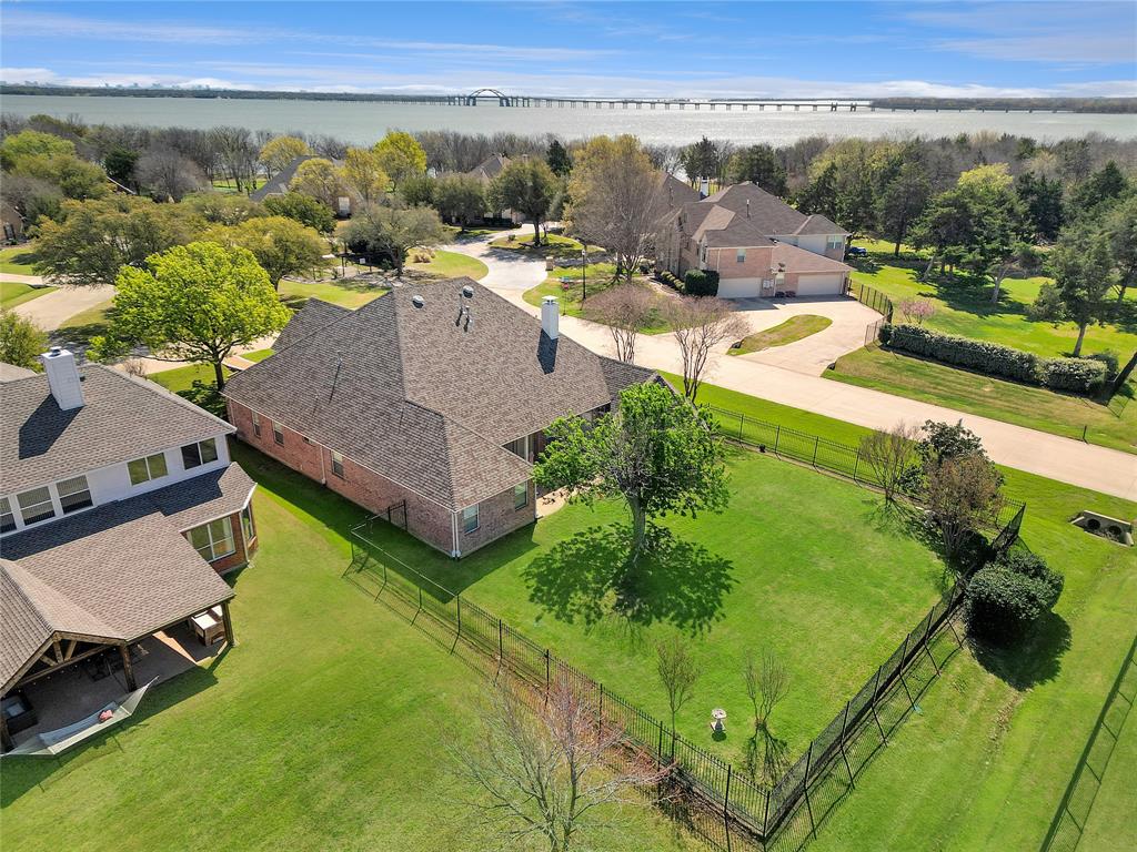 1200 Rio Bravo Way Shady Shores, TX 76208 - Photo 4 of 39 an aerial view of a house with garden space and street view