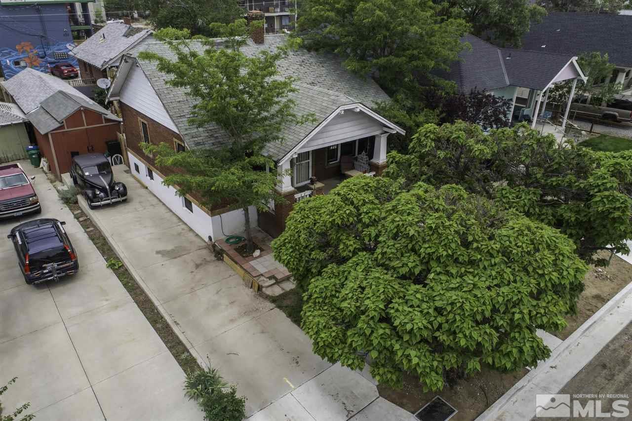 425 Roberts Street, Unit ROBERTS & 423 Reno, NV 89502 - Photo 2 of 25 an aerial view of a house with swimming pool and sitting space
