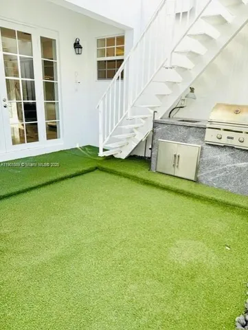 a view of an ocean with swimming pool