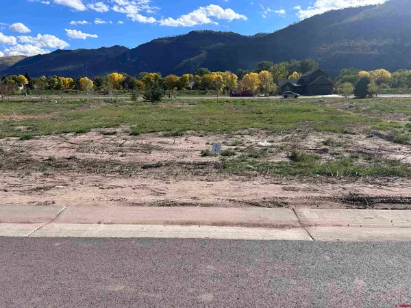 a view of an outdoor space with mountain view
